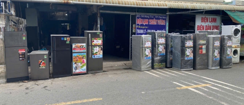 tủ lạnh , máy lạnh , máy giặt . giá rẻ, 
