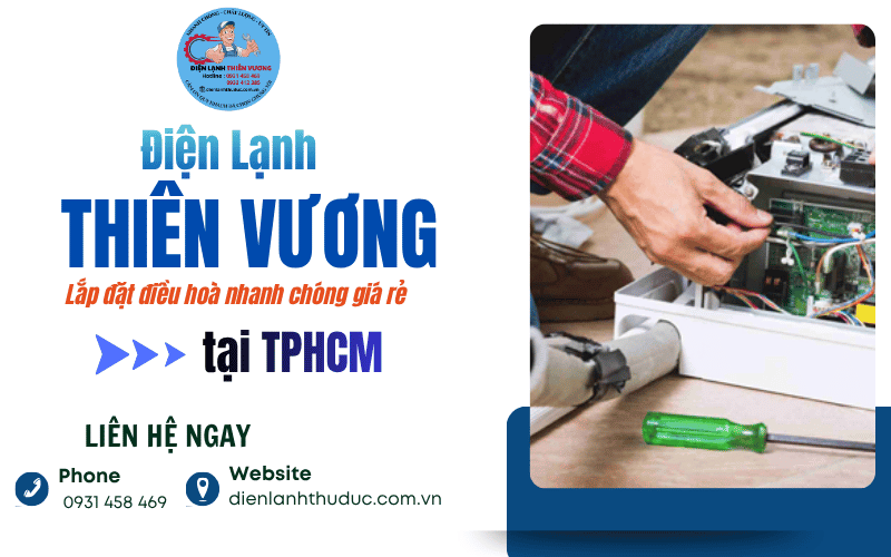   Dịch vụ lắp đặt  điều hòa nhanh chóng giá rẻ TPHCM 