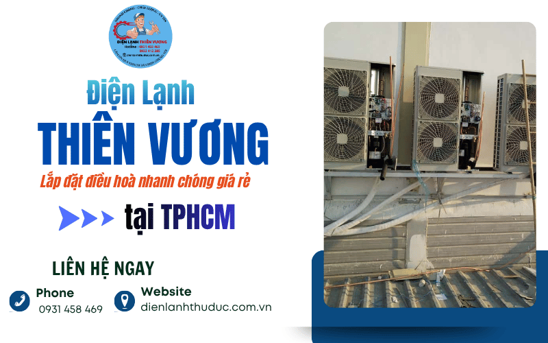   Dịch vụ lắp đặt  điều hòa nhanh chóng giá rẻ TPHCM 